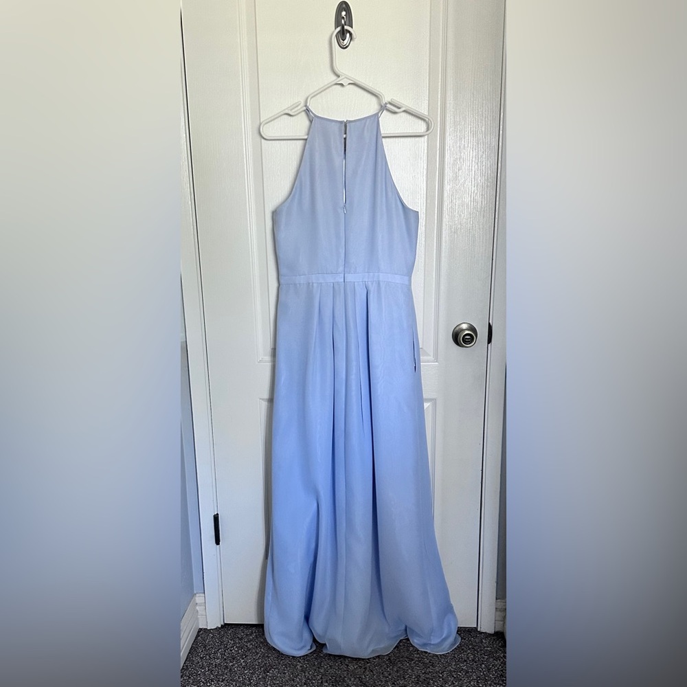 DUSTY BLUE BRIDESMAID DRESS WEDDINGTONWAY